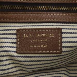 J&M DAVIDSON ハンドバッグ オールレザー ブラウン /YO14