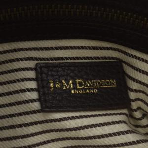 J&M DAVIDSON ショルダーバッグ ワンショルダー オールレザー ダークブラウン /YO12
