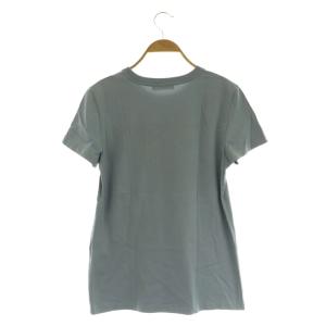 Max Mara 24年 白タグ FASHION EQUALS ロゴ プリント Tシャツ 半袖 S サックス /MY OS