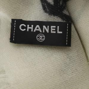 CHANEL 22A ストール 大判 ココマーク カメリア カシミヤ アイボリー