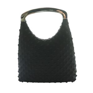 CHARLES & KEITH CHARLES&KEITH チャールズ&キース × チェット・ロー Chet Lo スパイクテクスチャーメタリックハンドルバッグ ショルダー 2WAY