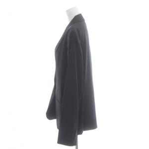 theory luxe ジャケット ウール混 44 黒 ブラック テーラードカラー 長袖 /AG OS