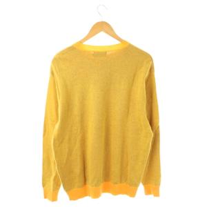 HYSTERIC GLAMOUR 24AW BANANAジャカードセーター ニット 長袖 クルーネック ロゴ イラスト XL 黄色 イエロー