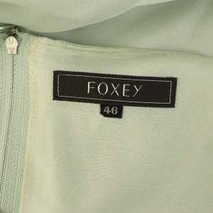 FOXEY シルクワンピース 46 ミント
