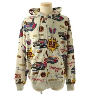 HYSTERIC GLAMOUR 25SS LOVE MAKER柄 パーカー パンツ セットアップ L グレー マルチカラー