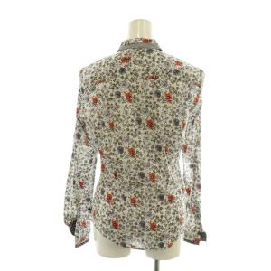 BLACK LABEL Paul Smith 花柄長袖シャツ 40 マルチカラー 白 ホワイト オレンジ /SS OS