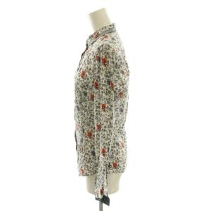 BLACK LABEL Paul Smith 花柄長袖シャツ 40 マルチカラー 白 ホワイト オレンジ /SS OS