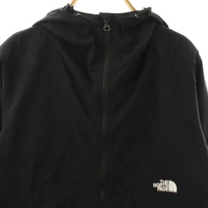 THE NORTH FACE コンパクトジャケット ジャンパー フード L 黒 NPW72230 /CX OS