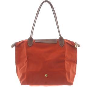 Longchamp ル・プリアージュM バッグ ハンドバッグ トートバッグ オレンジ 茶色 ブラウン /SR