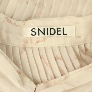 SNIDEL プリーツロングワンピース ノースリーブ インナー付 0 ピンクベージュ /MY OS