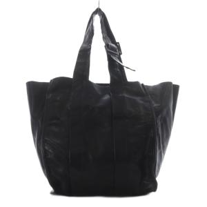 Yohji Yamamoto +NOIR トートバッグ ハンドバッグ カウレザー ブラック /YO31