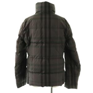 BURBERRY LONDON チェック ハイネック ダウンコート 40 マルチカラー