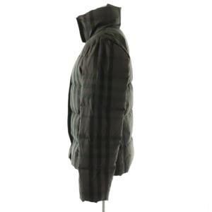 BURBERRY LONDON チェック ハイネック ダウンコート 40 マルチカラー