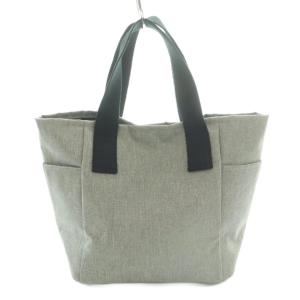 MARY QUANT デイジーシンプルポケット トートバッグ ハンド グレー /SS OS