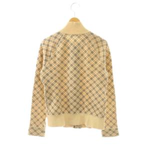 BURBERRY BLUE LABEL ノバチェックジャケット ジップアップ 38 ベージュ マルチカラー /DO OS