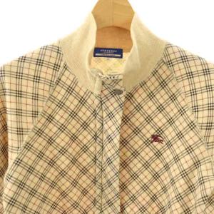 BURBERRY BLUE LABEL ノバチェックジャケット ジップアップ 38 ベージュ マルチカラー /DO OS