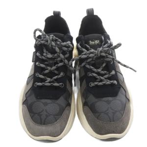 COACH シグネチャー ローカットスニーカー 8 グレー G4940 /SR