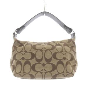 COACH ハンドバッグ ポーチ シグネチャー 茶色 ブラウン /SR