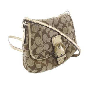COACH ショルダーバッグ シグネチャー 茶色 ブラウン /SR