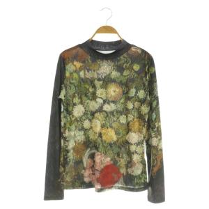 × THE MET CUT TOPS カットソー 総柄 長袖 ハイネック F マルチカラー /MY OS