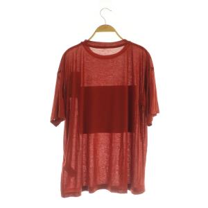 Ameri VINTAGE 25SS SHEER CONCEPT TEE Tシャツ 半袖 プリント F レッド /MY OS