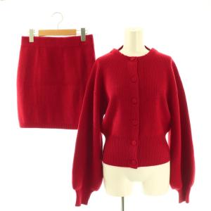 25AW SOLID KNIT CARDIGAN WITH SKIRT セットアップ カーディガン ニット