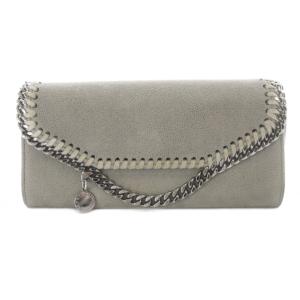 ファラベラ フラップ 長財布 ロゴ グレー 391835 /SR