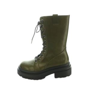 25AW LACE UP TANK SOLE BOOTS ミドルブーツ フェイクレザー M 23.5-24.0cm