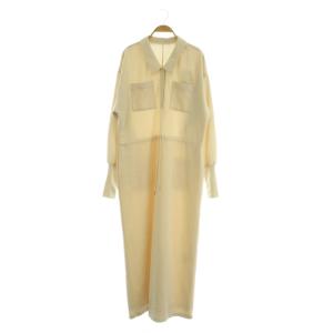 25AW RELAX DRAWSTRING SWEAT DRESS ニットワンピース ロング 長袖 S