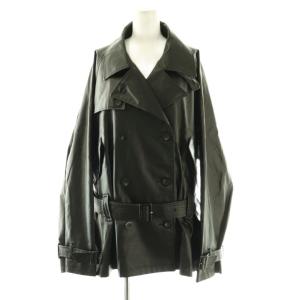 25AW DADDY MIDI TRENCH COAT S ブラック