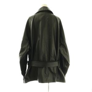 Ameri VINTAGE 25AW DADDY MIDI TRENCH COAT S ブラック