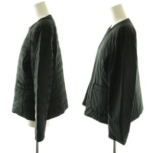 自由区 25AW ライトダウンリバーシブルノーカラー ジャケット 38 ブラック /DF OS