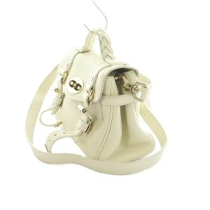 Mulberry ミニアレクサ 2WAY ショルダーバッグ オフホワイト