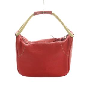 miumiu ハンドバッグ レザー ワンハンドル レッド