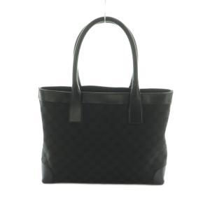 GUCCI GGキャンバス トートバッグ モノグラム柄 黒 33890 /MI OS OH