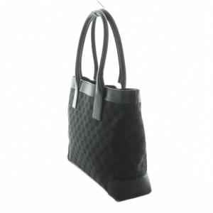 GUCCI GGキャンバス トートバッグ モノグラム柄 黒 33890 /MI OS OH