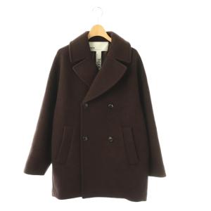 25AW Pコート ウール F ブラウン