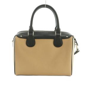COACH バイカラー 2way ハンドバッグ ショルダーバッグ ベージュ 白 F57498 /MI OS