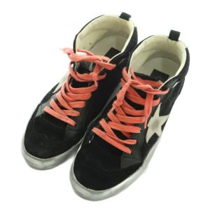 GOLDEN GOOSE MIDSTAR スニーカー グリッター 38 ブラック GWF00122
