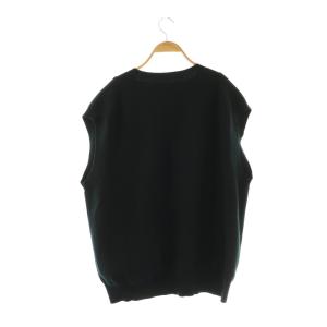 STUDIO NICHOLSON KINT VEST ニットベスト Vネック プルオーバー M ネイビー /MY OS