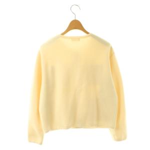 BALLSEY 25SS コットンポリエステルダブルフェイス 4ポケットカーディガン ニット S オフホワイト /HK