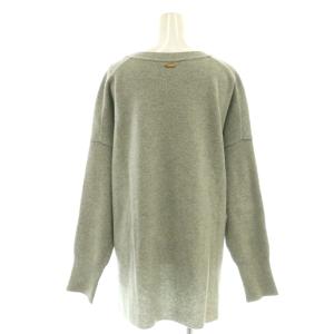 MUSE de Deuxieme Classe fluffy スムースクルーネックプルオーバー ニット 長袖 クルーネック ワンカラー 無地 ウール F
