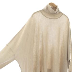 L'Appartement T/N Volume Knit ニット セーター ワイド ベージュ /ES OS