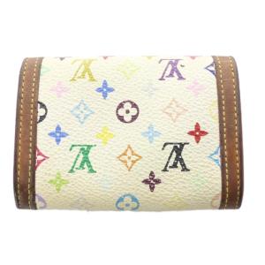 LOUIS VUITTON モノグラムマルチ ポルトモネ プラ コインケース 小銭入れ アイボリー 茶色 ブラウン M92657 /SR