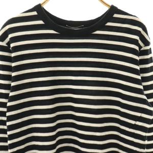 Deuxieme Classe ココ ストライプ Coco Stripe T No5 Tシャツ カットソー 長袖 ボーダー柄 白 ホワイト
