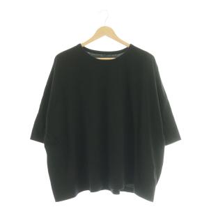 Y's 24SS プリントビッグTシャツ カットソー 五分袖 七部袖 2 黒 ブラック /SS OS