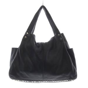 VIVIENNE TAM TRES レザースタッズバッグ ブラック