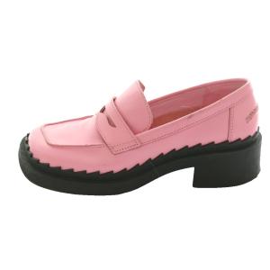 CAMPER テイラー TAYLOR スクエアトゥ レザーローファー 37 ピンク /SS OS