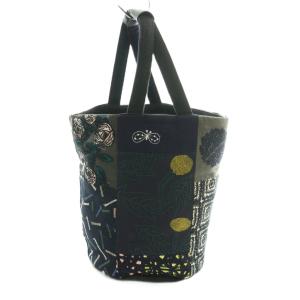 piece bucket bag ネイビー ブラック