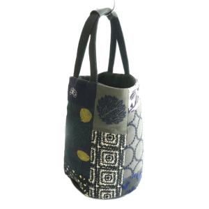 mina perhonen piece bucket bag ネイビー ブラック